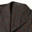Grey Checked Tweed Simple Jacket