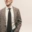 Dark Brown Micro Paisley Silk Tie