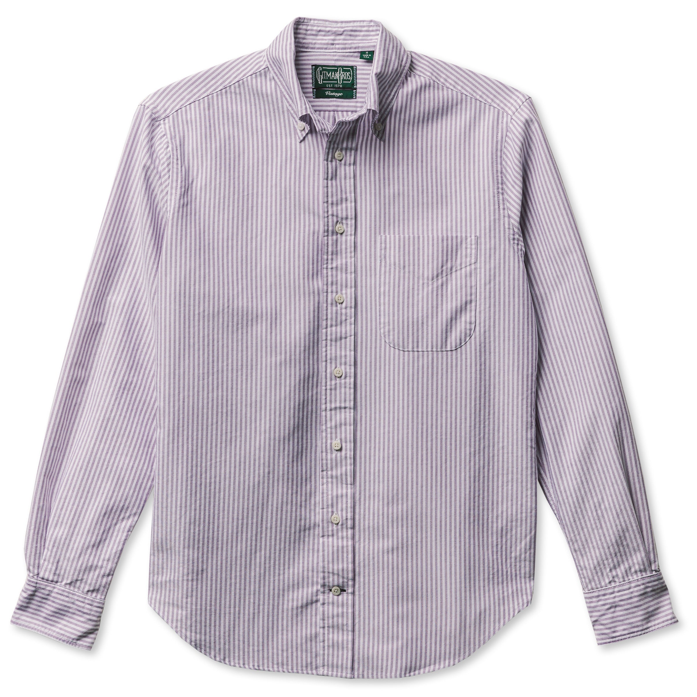 purple stripe dress shirt Purple and White Striped Dress Shirt