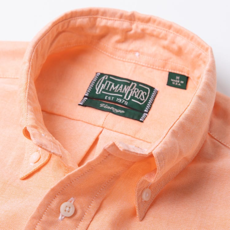 Gitman Vintage Orange Spring Oxford Shirt XXL Gitman Vintage Orange Spring Oxford Shirt XXL
