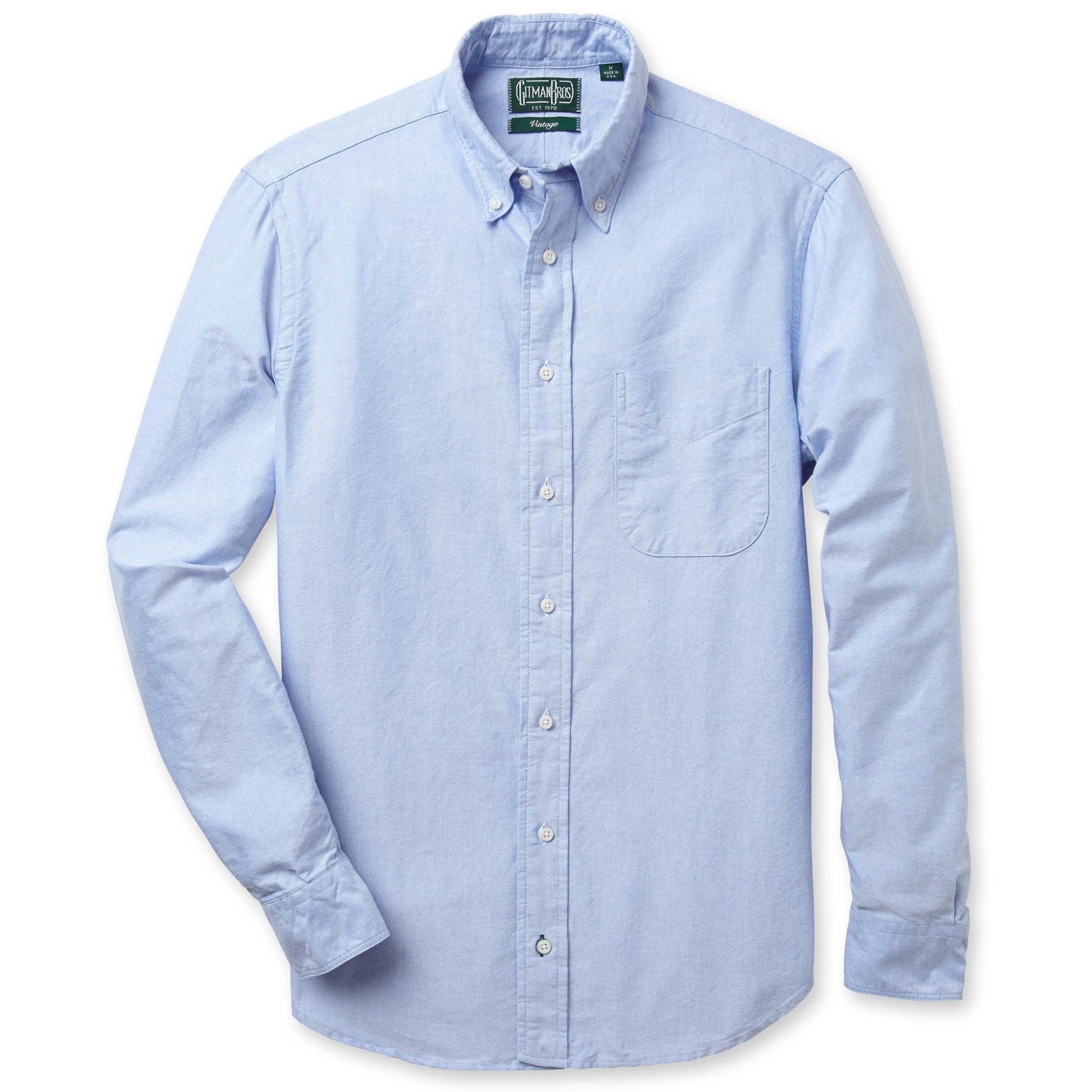 Gitman Vintage Blue Oxford Shirt M Gitman Vintage Blue Oxford Shirt M
