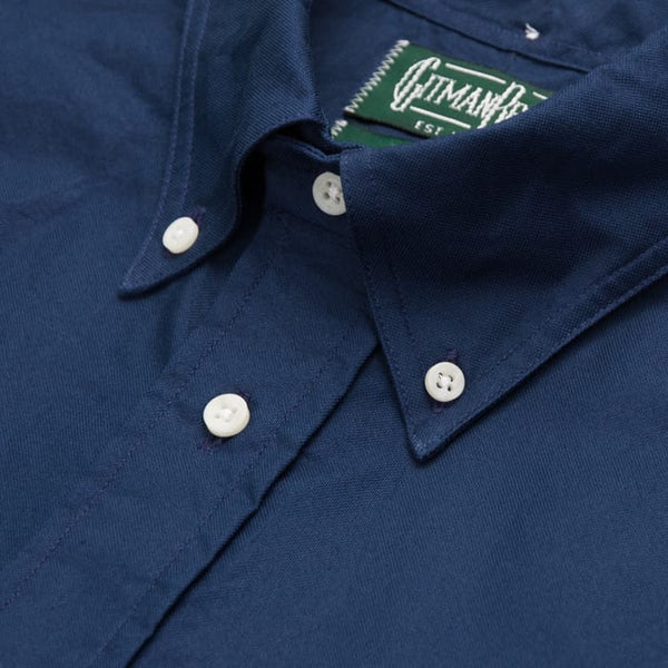 Gitman Vintage Navy Overdye Oxford Shirt