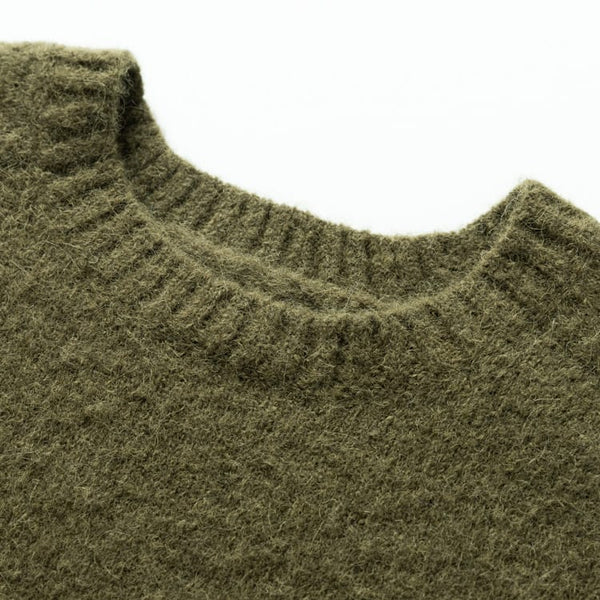 Vintage Oscar Hackman Alpaca Sweater 1980's Brown Alpaca Sweater